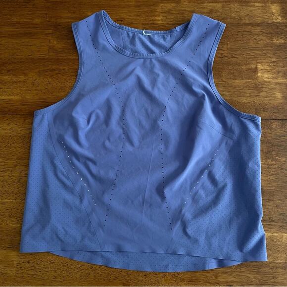 Lululemon Swiftly Ventilated Tank Top Ultra Light High Neck Purple Lavender 10 - Picture 1 of 6